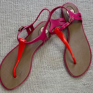 Mel pink / orange women's sandals (9)